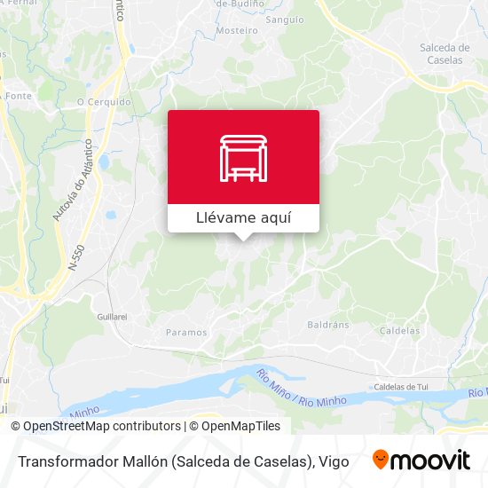 Mapa Transformador Mallón (Salceda de Caselas)