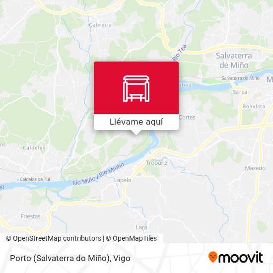 Mapa Porto (Salvaterra do Miño)