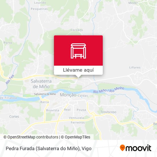 Mapa Pedra Furada (Salvaterra do Miño)
