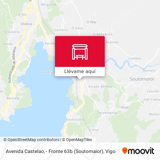 Mapa Avenida Castelao, - Fronte 63b (Soutomaior)