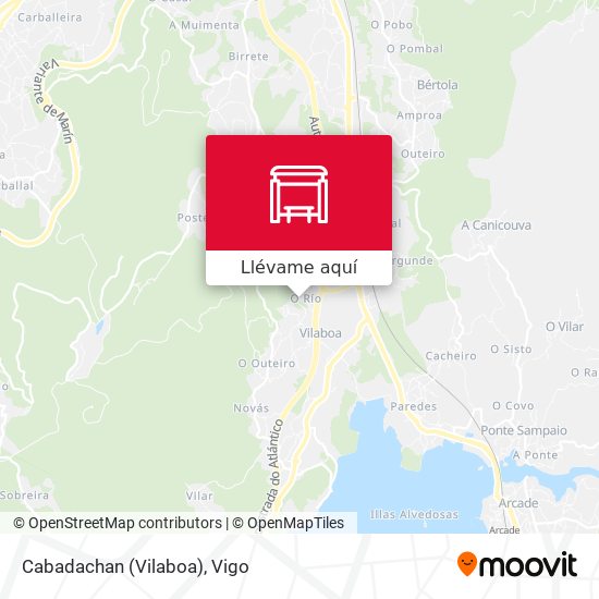 Mapa Cabadachan (Vilaboa)