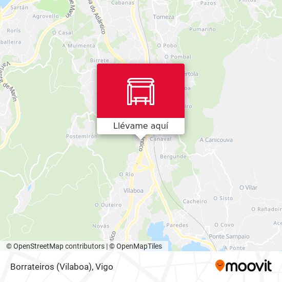Mapa Borrateiros (Vilaboa)