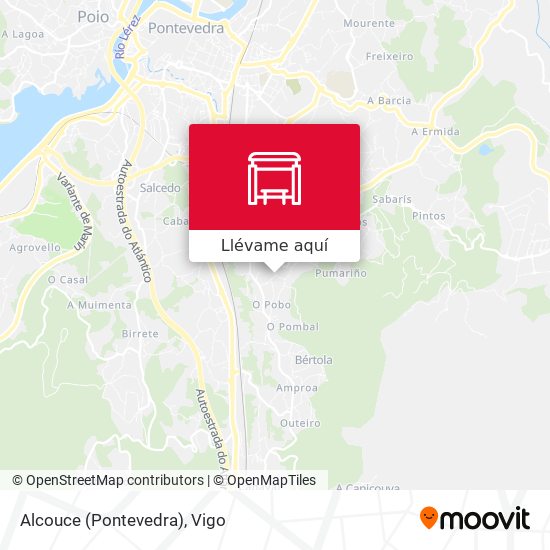 Mapa Alcouce (Pontevedra)