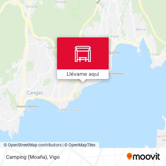 Mapa Camping (Moaña)