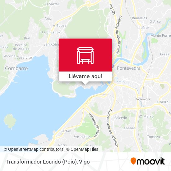 Mapa Transformador Lourido (Poio)