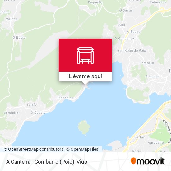Mapa A Canteira - Combarro (Poio)