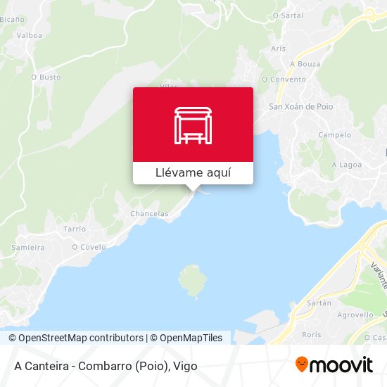 Mapa A Canteira - Combarro (Poio)