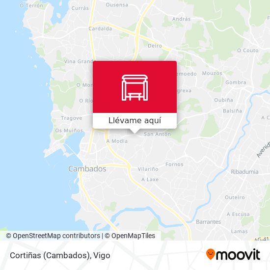 Mapa Cortiñas (Cambados)