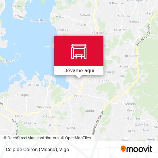 Mapa Ceip de Coirón (Meaño)