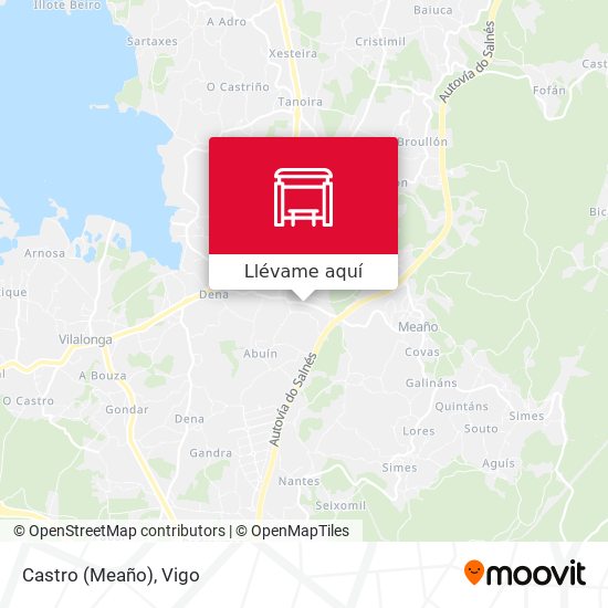 Mapa Castro (Meaño)