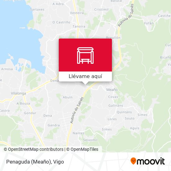 Mapa Penaguda (Meaño)
