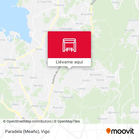 Mapa Paradela (Meaño)