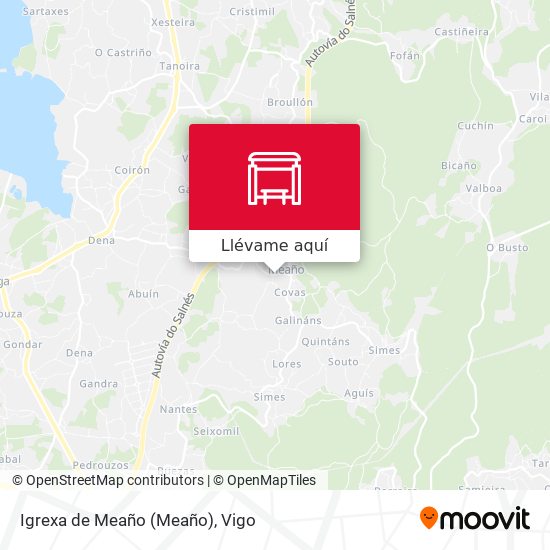 Mapa Igrexa de Meaño