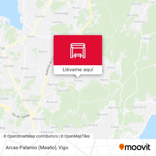 Mapa Arcas-Palamio (Meaño)