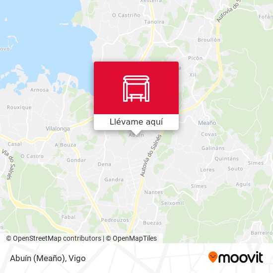 Mapa Abuín (Meaño)