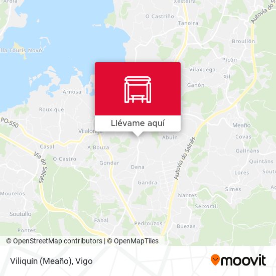 Mapa Viliquín (Meaño)
