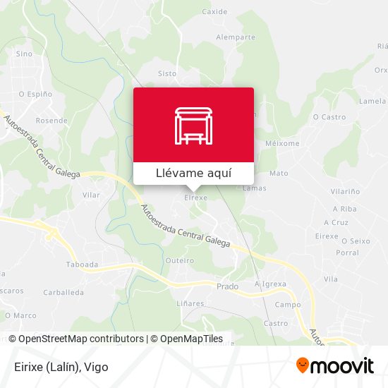 Mapa Eirixe (Lalín)