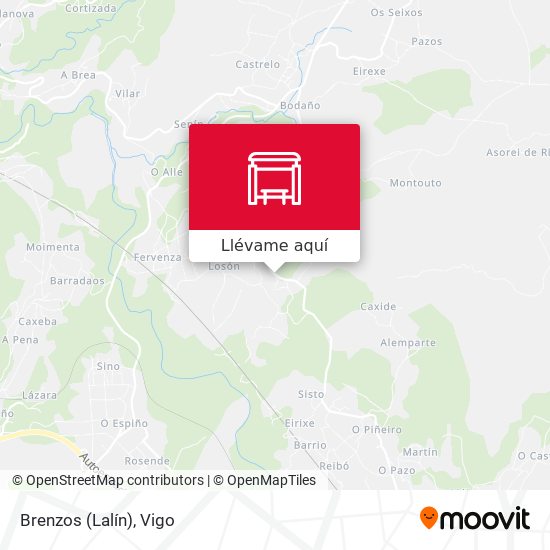 Mapa Brenzos (Lalín)