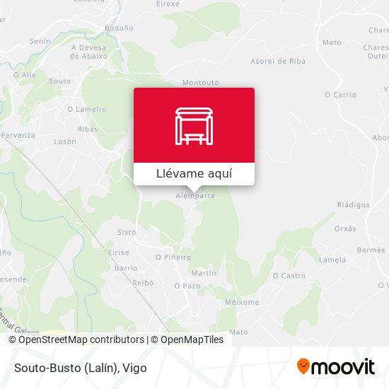 Mapa Souto-Busto (Lalín)