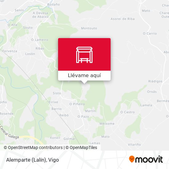 Mapa Alemparte (Lalín)