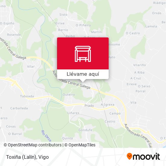 Mapa Toxiña (Lalín)