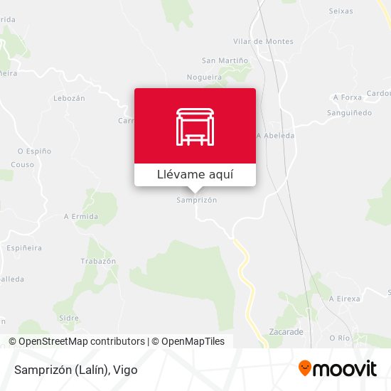 Mapa Samprizón (Lalín)
