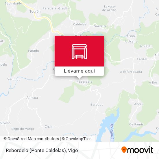 Mapa Rebordelo (Ponte Caldelas)