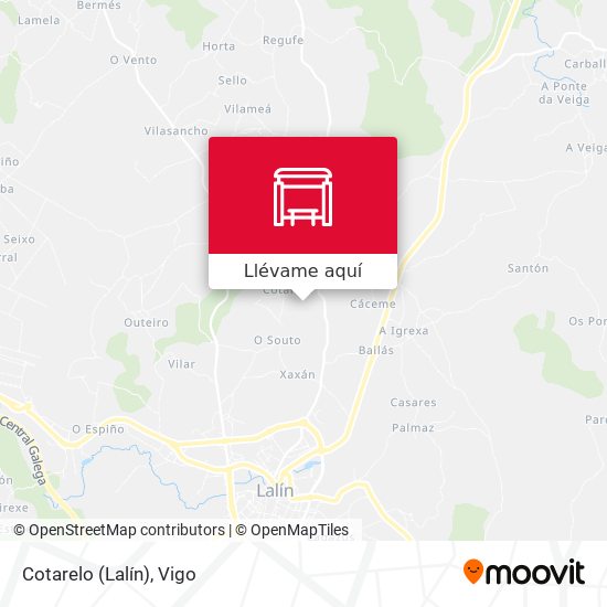 Mapa Cotarelo (Lalín)