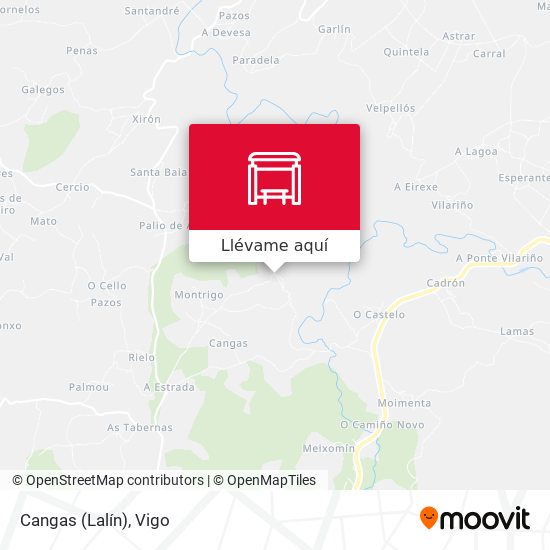 Mapa Cangas (Lalín)