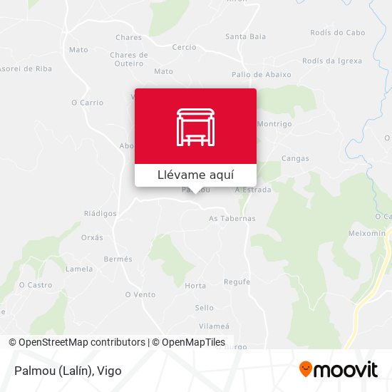 Mapa Palmou (Lalín)