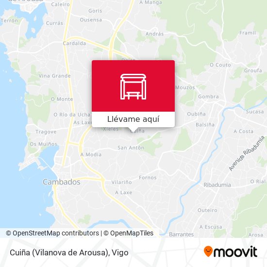 Mapa Cuiña (Vilanova de Arousa)