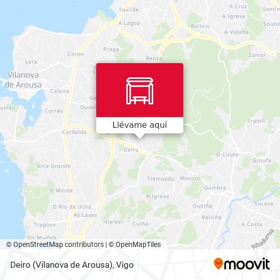 Mapa Deiro (Vilanova de Arousa)