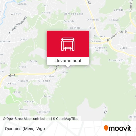 Mapa Quintáns (Meis)