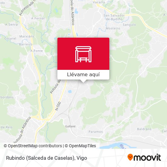 Mapa Rubindo (Salceda de Caselas)