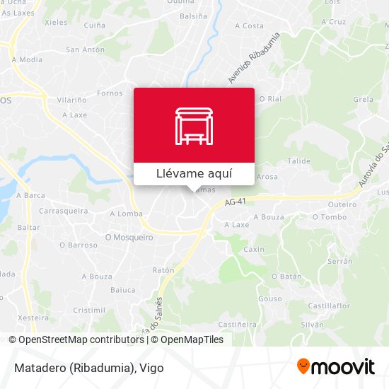 Mapa Matadero (Ribadumia)