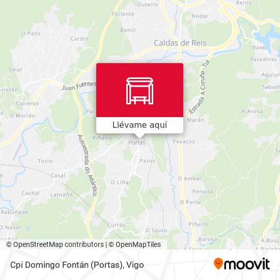 Mapa Cpi Domingo Fontán (Portas)