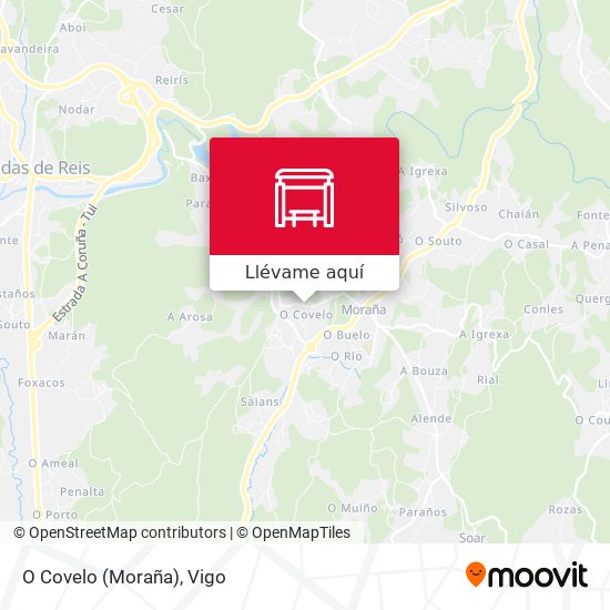 Mapa O Covelo (Moraña)