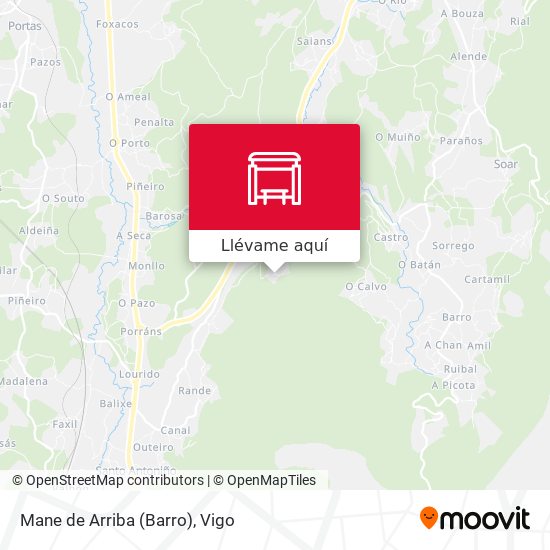 Mapa Mane de Arriba (Barro)