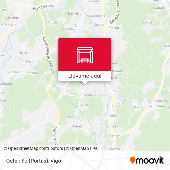 Mapa Outeiriño (Portas)