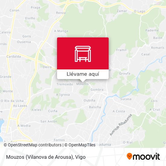 Mapa Mouzos (Vilanova de Arousa)
