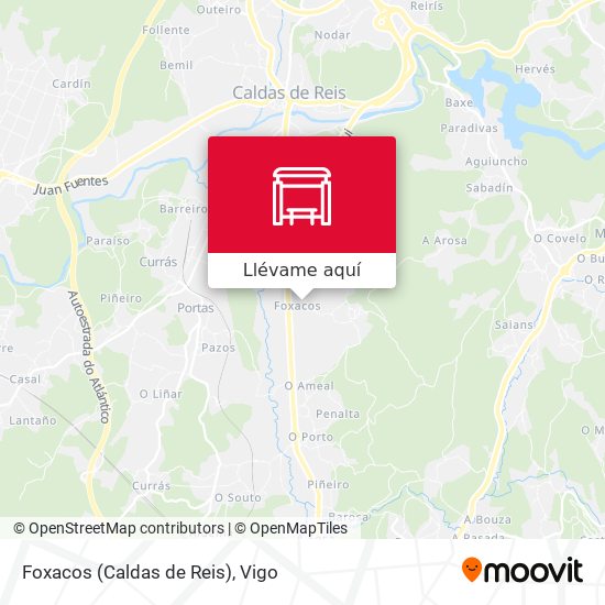 Mapa Foxacos (Caldas de Reis)