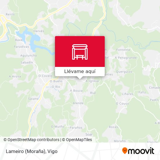 Mapa Lameiro (Moraña)