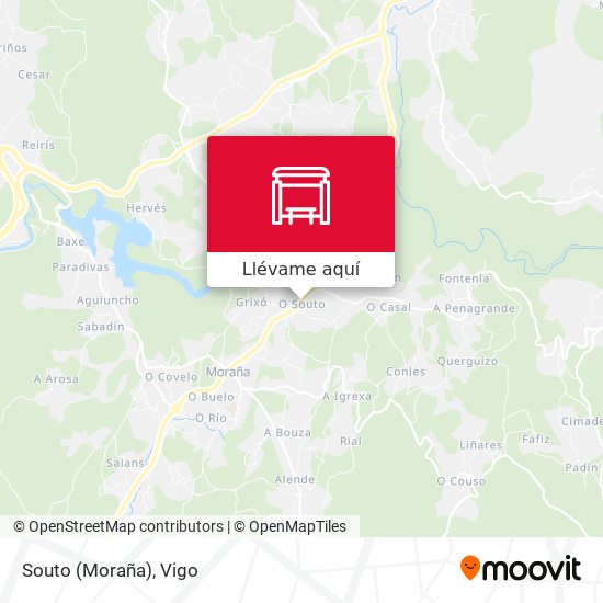 Mapa Souto (Moraña)