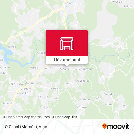 Mapa O Casal (Moraña)