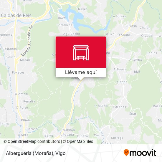 Mapa Alberguería (Moraña)