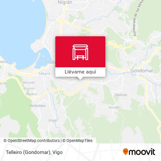 Mapa Telleiro (Gondomar)