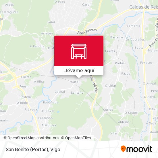 Mapa San Benito (Portas)