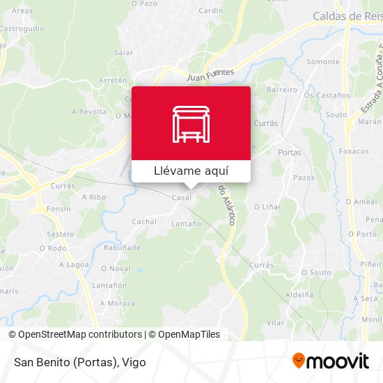 Mapa San Benito (Portas)