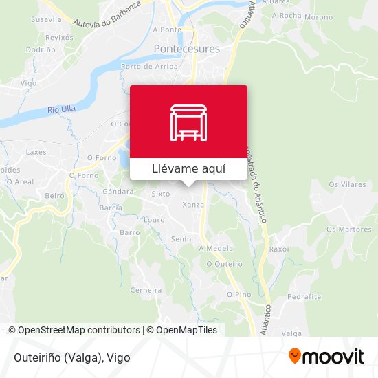 Mapa Outeiriño (Valga)