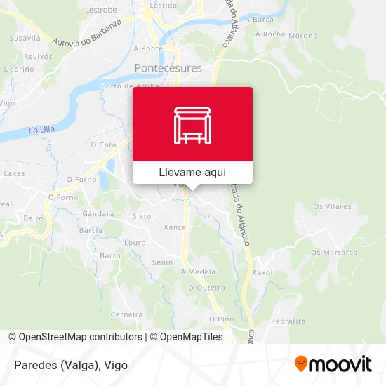 Mapa Paredes (Valga)